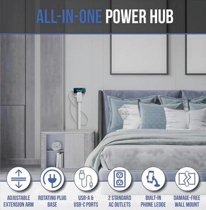 WireReach Electrical Outlet Extender for Home and Office Use