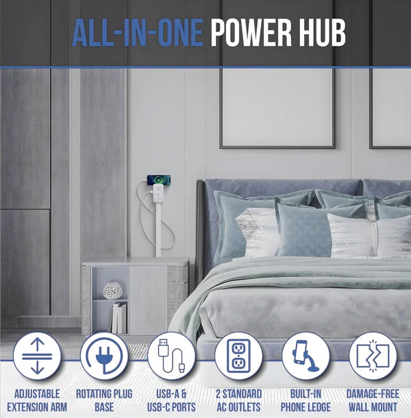 WireReach Electrical Outlet Extender for Home and Office Use