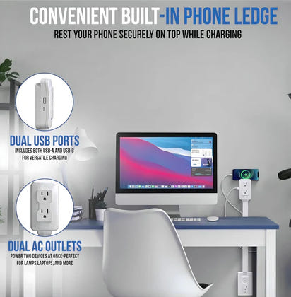 WireReach Electrical Outlet Extender for Home and Office Use