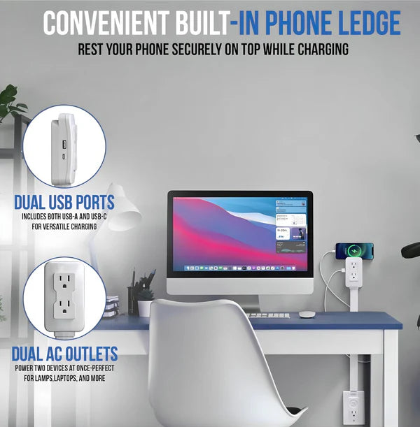 WireReach Electrical Outlet Extender for Home and Office Use