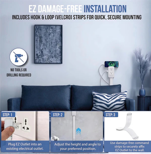 WireReach Electrical Outlet Extender for Home and Office Use