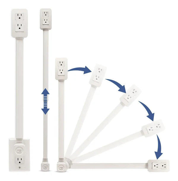 WireReach Electrical Outlet Extender for Home and Office Use